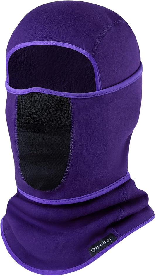 Balaclava Ski Mask (with Breathable Holes) Windproof Winter Fleece Neck Face Warmer for Men&Women