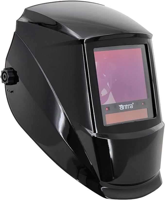 Antra Digital Auto Shade Darkening Welding Helmet DP8-G - True Color TOP Optical Class 1/1/1/1, Wide Shade Range 4/5-14 w Shade Lock, Low TIG Rating 2A - Precision Protection for Welding Excellence