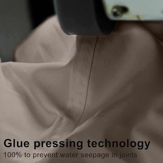 LOVE STORY Waterproof 10'x13' Rectangle Taupe Sun Shade Sail Cannoy UV Resistant for Outdoor Patio Garden Backyard (We Make Custom Size)