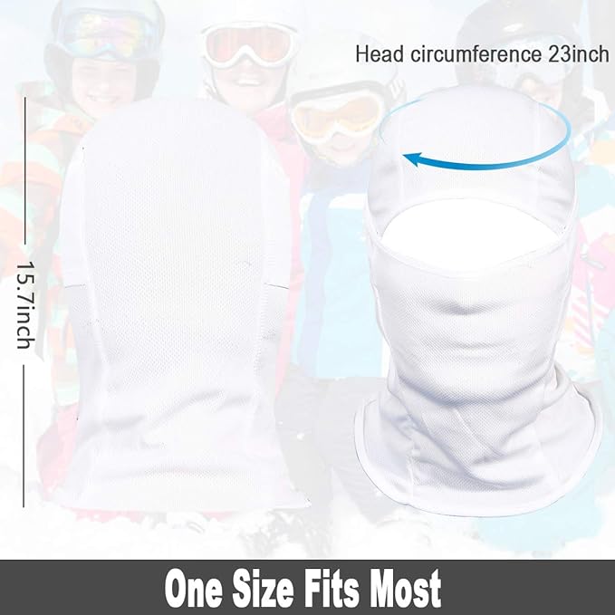 Achiou Ski Mask for Men Women, Balaclava Face Cover, Shiesty Mask UV Protector Lightweight for Motorcycle Snowboard