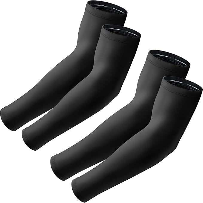 Arm Sleeves, UV Sun Protection Sports Non Slip Compression Cover for Men/Women