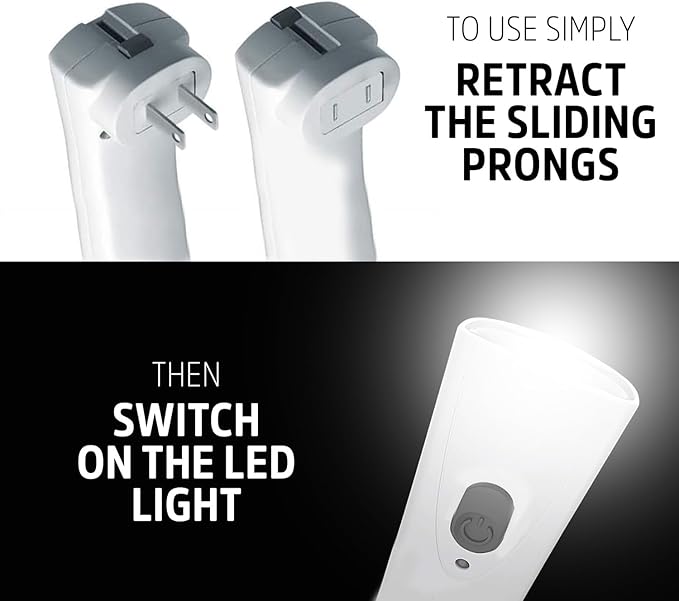 Energizer Weatheready Rechargeable Flashlights for Home, Pack of 3, Emergency Flashlight for Hurricane Supplies, Survival Kits, Power Outages, LED Flash Light with Convenient Plug-in Design