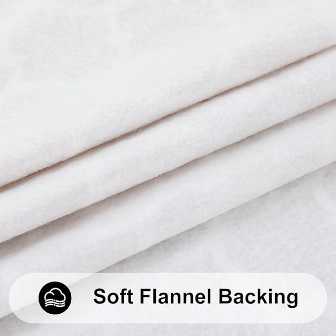 Smiry Rectangle Picnic Table Cover, Waterproof Elastic Fitted Camping Tablecloths for 4 Foot Tables, Wipeable Flannel Backed Vinyl Tablecloth Protector for Indoor, Outdoor (Khaki, 24x48 Inches)