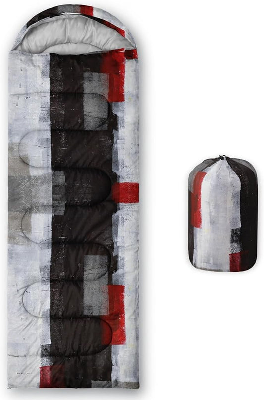 Sleeping Bags for Adults and Kids Backpacking Camping Sleeping Bags for Girls and Boys Lightweight Waterproof Cold/Warm 3-Season