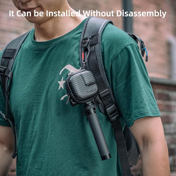 SUREWO Hard Carrying Case for GoPro Hero 13, Mini Hard Shell Carrying Case Travel Portable Storage Bag for GoPro Hero 12/11/10/9/8/7/6/5/4,DJI Osmo Action 3,AKASO,Campark,YI Action Camera and More