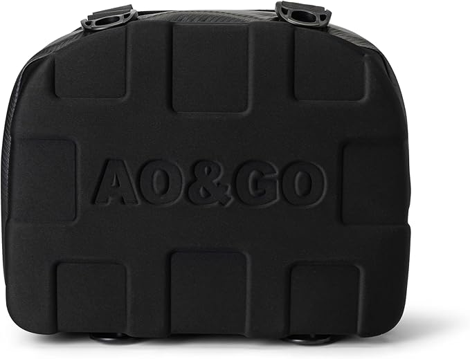 AO Coolers Stow N' Go Soft Cooler, Low-Profile, Leakproof with High-Density Insulation, Holds Ice for 24 Hours, HD Foam Bottom, Carbon Black, 18 Pack
