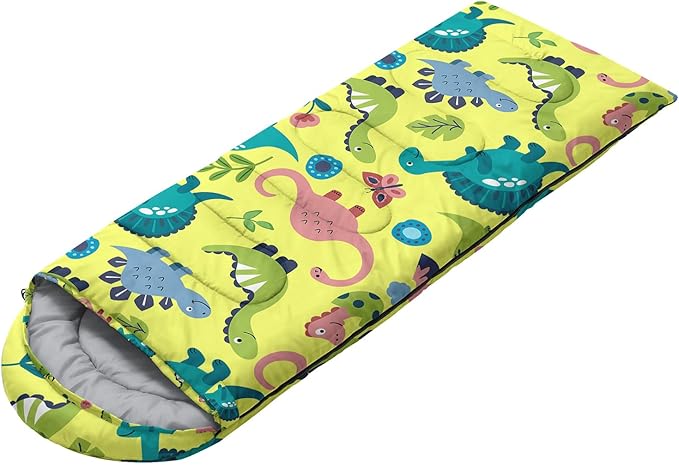 Sleeping Bags for Adults and Kids Backpacking Camping Sleeping Bags for Girls and Boys Lightweight Waterproof Cold/Warm Sleeping Bag for Season Camping Essentials Outdoor Travel with Compression Bags