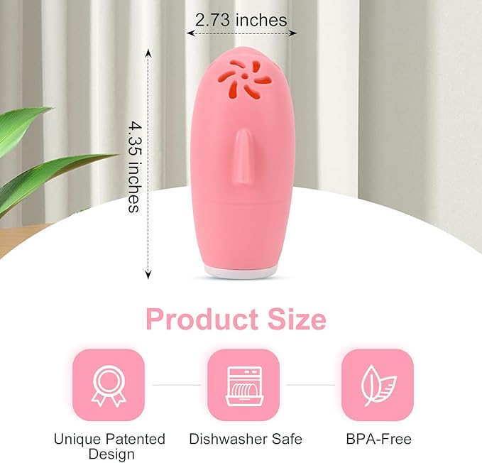 Asltw Dolphin Refrigerator Deodorizer, Refrigerator Odor Eliminator, Fridge Air Freshener, Multi-purpose Odor Eliminator for Home, Cute Gifts, Kitchen Gadgets Cute Kitchen Accessories (Pink)
