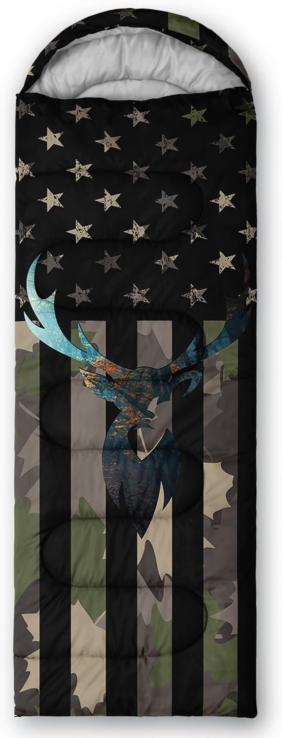 CVHOUSE Camping Sleeping Bags,3 Season Warm & Cool Weather,Lightweight,Waterproof Sleeping Bags for Adults & Kids,Traveling,and Outdoors,Camping Gear Equipment