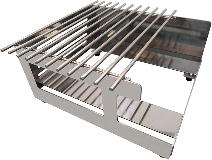 Butane Stove Cover, Premium Stainless Steel, Universal Fit for Any Standard Size Camping Stove, Portable Stove Cover for Any Occasion for Camping, Indoor & Outdoor Cooking Stove by Chef Master 90217