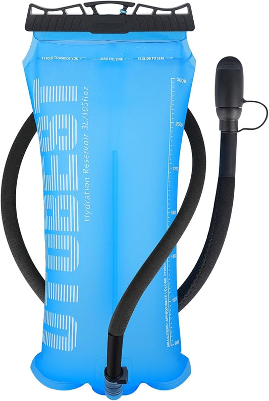 UTOBEST Hydration Bladder,TPU Water Bladder,Water Bladder for Hiking Backpack,BPA Free,Wide Opening,Leak-Proof,Water Reservoir for Hiking Cycling Camping Running