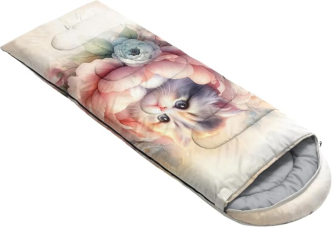 Sea Turtle Sleeping Bag for Kids Boys Girls,Ocean Themed Camping Gear,Waterproof Compact Sleeping Bag for Camping Backpacking Outdoor Hiking.