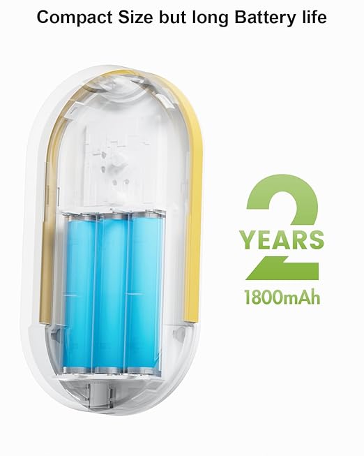 WiFi Refrigerator Thermometer Digital Freezer Alarm, Remote Email & App Alert, 2-Year Data Export, No Subscription, 2 Smart Temperature Sensors for Fridge, Freezer, Hot Tub