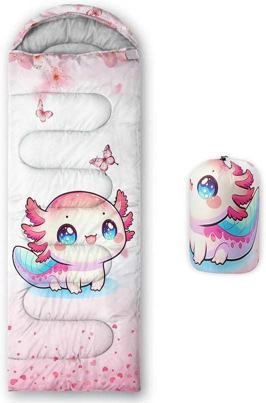 Sea Turtle Sleeping Bag for Kids Boys Girls,Ocean Themed Camping Gear,Waterproof Compact Sleeping Bag for Camping Backpacking Outdoor Hiking.