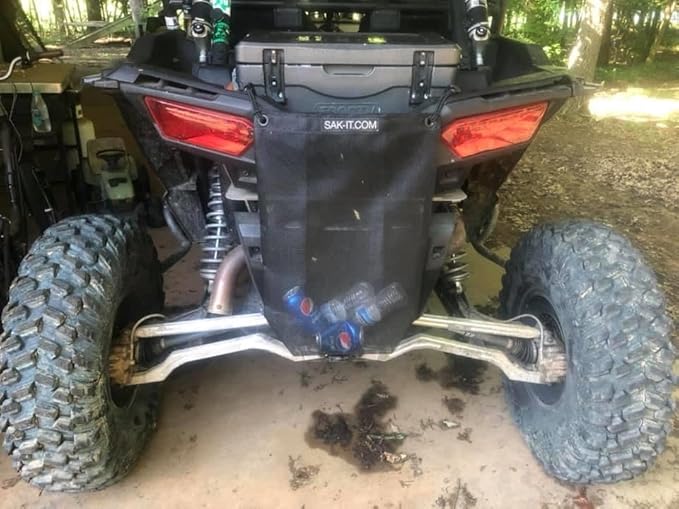 SAK-IT Scrap SAK Off Road Trash Bag. Fits SxS, ATV, Rock Crawler, Mud Truck, Golf Cart, Boat, UTV. Universal Fit for Polaris, Kawasaki, Honda, Jeep.