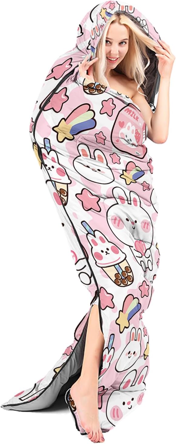 CVHOUSE Camping Sleeping Bags,3 Season Warm & Cool Weather,Lightweight,Waterproof Sleeping Bags for Adults & Kids,Traveling,and Outdoors,Camping Gear Equipment