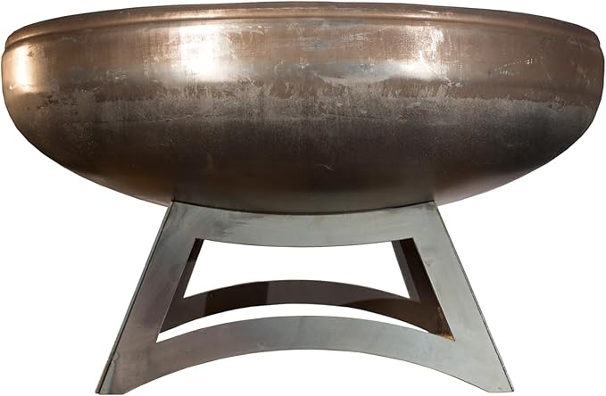 Liberty Fire Pit – Ohio Flame Wood Burning Outdoor Fire Pit - 42" Diameter with Hollow Base (Made in USA)