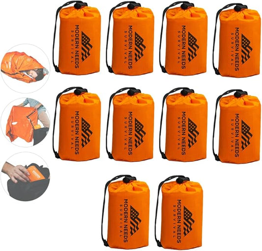 Emergency Sleeping Bag Survival – Thermal Blanket & Bivy Sack | Emergency Bivy & Survival Blanket | Outdoor Sleeping Bag & Hiking Sleeping Bag | Sleeping Bags for Adults