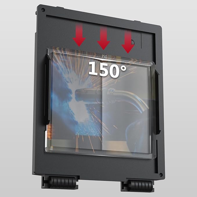 ARCCAPTAIN 2PCS Welding Cheater Lens Magnifying Lens, 1.5 Magnification, 3.54" x 4.25", Compatible with Most Welding Helmets