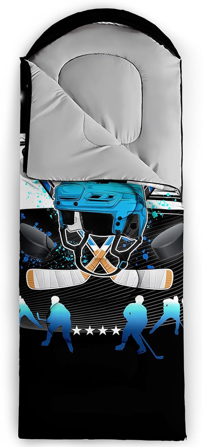 QOOMO Camping Sleeping Bags,3 Season Warm & Cool Weather,Lightweight,Waterproof Sleeping Bags for Adults & Kids,Traveling,and Outdoors,Camping Gear Equipment