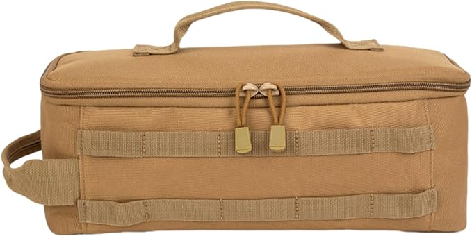 Picnic Backpack, Portable Camping Cookware Bag Outdoor Carrying Picnics Tableware Organizers Large Capacity Utensils Storage Bag Enduring