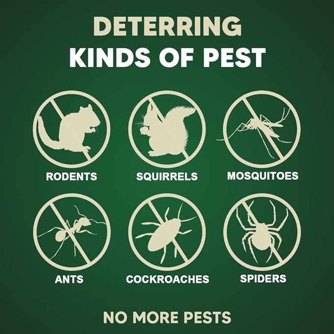 Pest Control Pouches, Mice Repellent Indoor, Rodent Repellent, Mouse Repellent, Mouse Deterrents, Rat Repellent for House,Roach,Spider,Roach,Ant,Mosquito,Silverfish and Lizard Repellent- 8P
