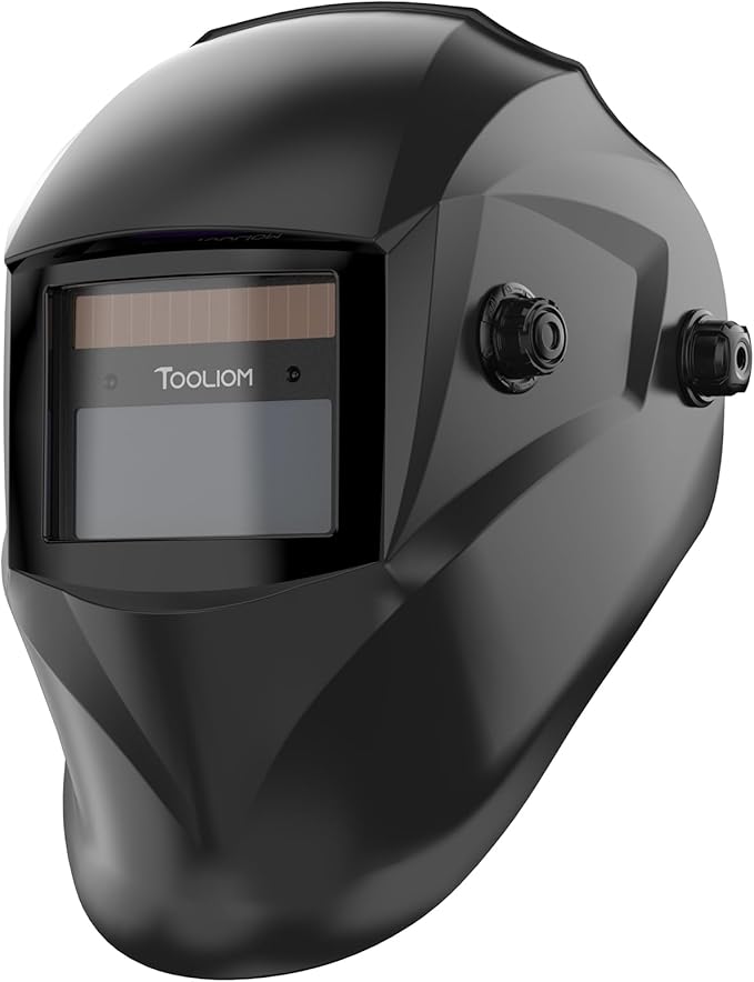 TOOLIOM Welding Helmet Auto Darkening Solar Powered with Adjustable Shade Range 4/9-13 for TIG MIG ARC Welder Hood Welder Mask