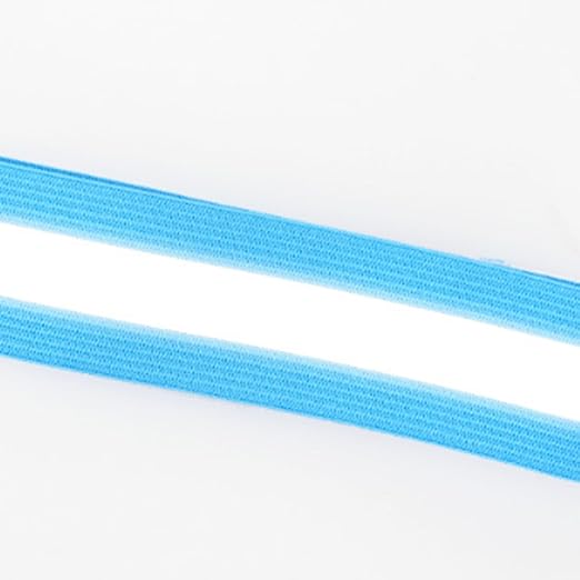 4PCS Reflective Wrist Strap 4x1.5cm Safety Gear Reflective Wristbands High Visibility Bike Ankle Bands Reflector Armband Self-Adhesive Reflective Bands for Walking,Night Sports Sky Blue
