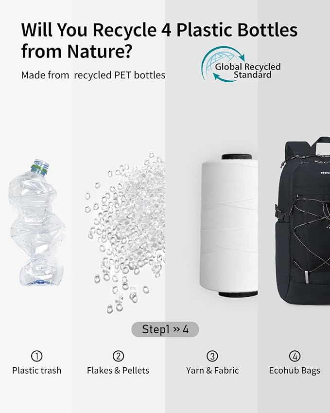 ECOHUB Hiking Backpack 30L Travel Backpack Lightweight Casual Daypack Water Resistant Camping Bag Outdoor Sports Back pack for Men Women