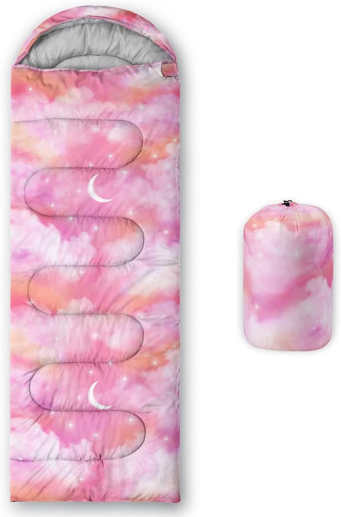 BailiPromise Camping Sleeping Bags,3 Season Warm & Cool Weather,Lightweight,Waterproof Sleeping Bags for Adults & Kids,Traveling,and Outdoors,Camping Gear Equipment