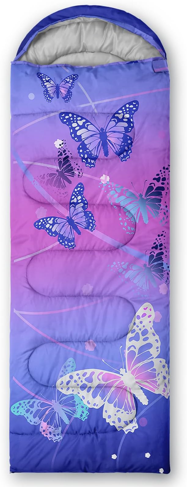 QOOMO Camping Sleeping Bags,3 Season Warm & Cool Weather,Lightweight,Waterproof Sleeping Bags for Adults & Kids,Traveling,and Outdoors,Camping Gear Equipment