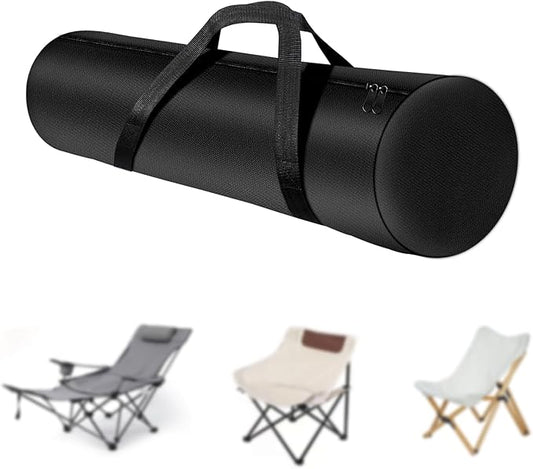 Kovshuiwe 39.3-Inch Camping Chair Storage Bag, Large Folding Chair Carry Bag Nylon Storage Tent Bag with Handle Strap for Travel Outdoor Camping Sports-39.3x7x7inch（Only Bag）