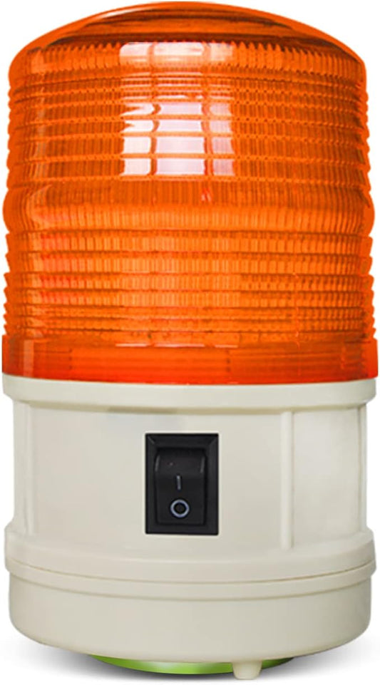 Led Strobe Lights Magnetic Battery Amber Flashing Beacon Light with No Sound Emergency Lights for Vehicles Trucks Car Forklift LTD-5088