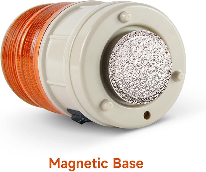 Led Strobe Lights Magnetic Battery Amber Flashing Beacon Light with No Sound Emergency Lights for Vehicles Trucks Car Forklift LTD-5088