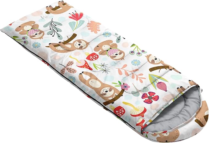 QOOMO Camping Sleeping Bags,3 Season Warm & Cool Weather,Lightweight,Waterproof Sleeping Bags for Adults & Kids,Traveling,and Outdoors,Camping Gear Equipment