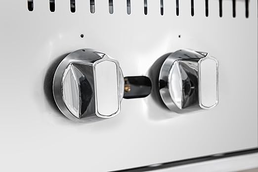 KoolMore KM-CRSU-36 36 in. Commercial Six-Burner Step Up Gas Range, 156000 BTU, ETL Listed in Stainless-Steel