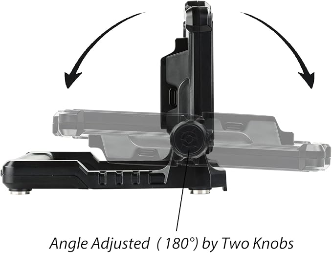 Cordless 25W 4000lm LED Magnetic Work Light Compatible for Makita, Dewalt, Milwaukee, Bosch, Black and Decker, Porter Cable, Stanley 18-20V Battery, Black (AC Power Adapter Included)