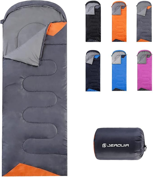 Sleeping Bags for Adults Backpacking Lightweight Waterproof- Cold Weather Sleeping Bag for Girls Boys Mens for Warm Camping Hiking Outdoor Travel Hunting with Compression Bags