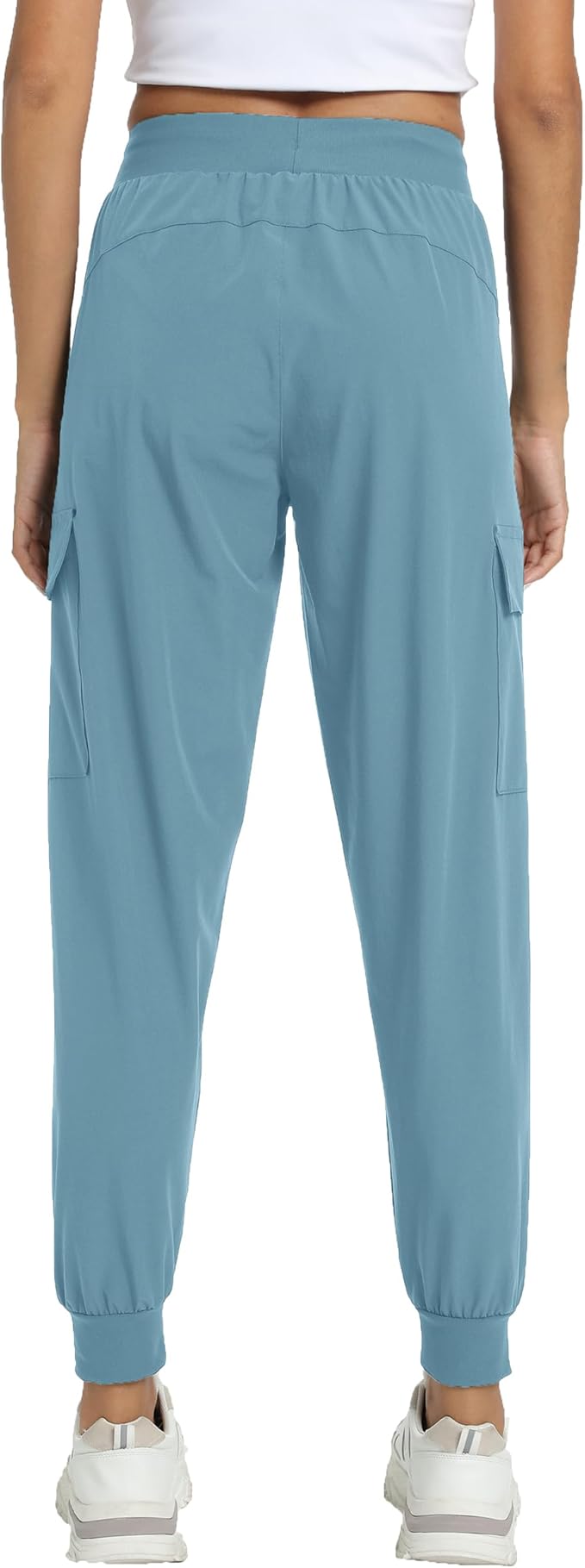 Kcutteyg Womens Water Resistant Hiking Pants with Pockets Quick Dry Soft Athletic Workout Joggers Pants for Camping Travel