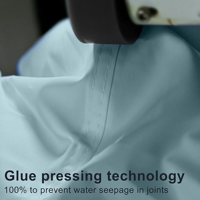 LOVE STORY Waterproof 10'x10' Rectangle Sky Blue Sun Shade Sail Cannoy UV Resistant for Outdoor Patio Garden Backyard (We Make Custom Size)