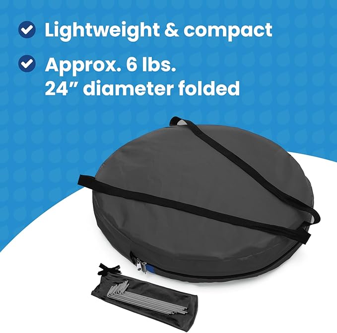 WeatherPod® The Original Shark Tank MyPod??Mesh 1-2 Person Pop-Up Screen Pod - Keeps Out Bugs, Mosquitos, and Harmful UV Rays - UPF 50 for Maximum Protection from The Sun