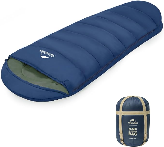 Naturehike Sleeping Bags for Adults, 23/39℉ Mummy Backpacking Sleeping Bag, 0 Degree Lightweight Sleeping Bag Warm for Camping, Hiking