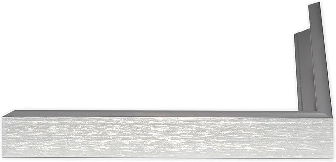 Frame My Mirror Silver Metal Framed Mirror, 30" x 36" Mirror for Bathroom, Metal Frame, True Reflections Glass, Chrome Finish, Stanton Design, Hangs Horizontally or Vertically, Made in USA