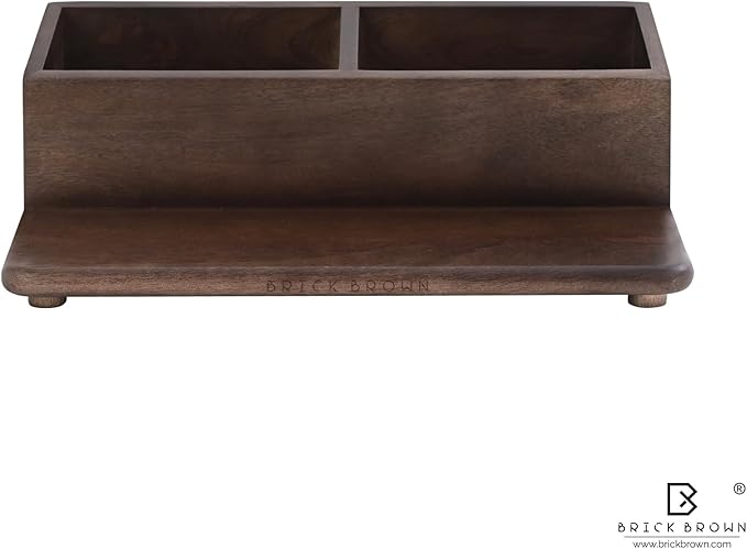 Chic Organizer Makeup & Accessory Desk Organizer for Dressing Tables, Bathrooms, and Kitchens,Table Counter Top Multi-Function Case Holder for Home, Office Bedroom Greywash