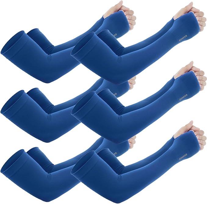 GOUNOD Gardening Sleeves to Cover Arms for Women with Thumb Holes-Sun Protection SPF Cooling Driving UV Blocking