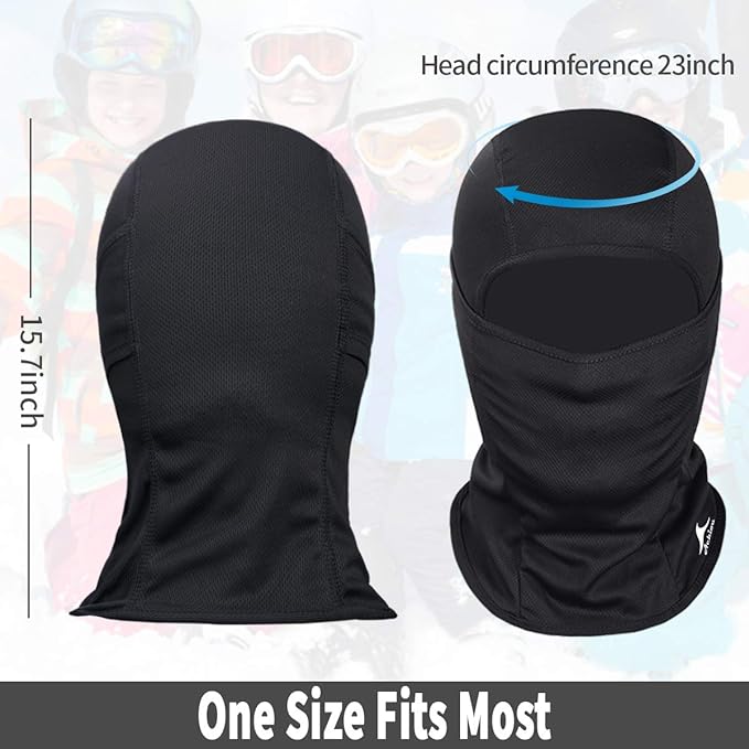 Achiou Ski Mask for Men Women, Balaclava Face Cover, Shiesty Mask UV Protector Lightweight for Motorcycle Snowboard