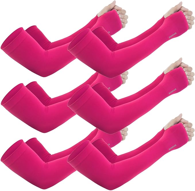 GOUNOD Gardening Sleeves to Cover Arms for Women with Thumb Holes-Sun Protection SPF Cooling Driving UV Blocking