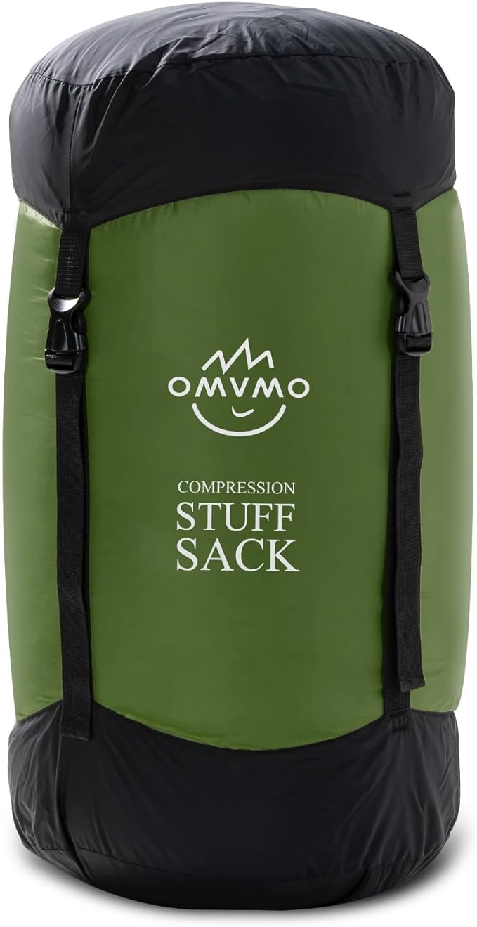 Compression Sack, 12L/19L/32L/46L/53L Water-Resistant Sleeping Bag Stuff Sack,Anti-Tear Ultra Light 400T 20D Nylon Storage Bag,Space Saving Gear for Camping Hiking Travel 1Pcs