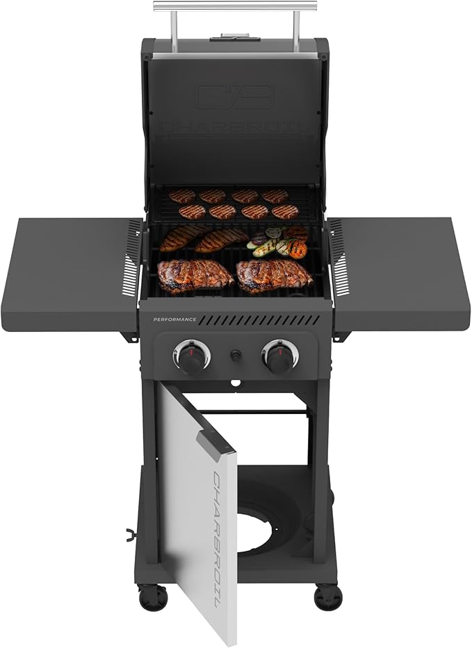 Charbroil Performance Series 2-Burner Gas Grill Cabinet, Stainless Steel - 463638125