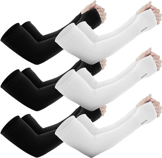 GOUNOD Gardening Sleeves to Cover Arms for Women with Thumb Holes-Sun Protection SPF Cooling Driving UV Blocking